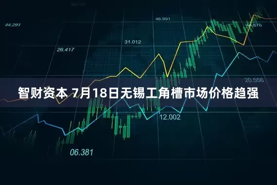 智财资本 7月18日无锡工角槽市场价格趋强